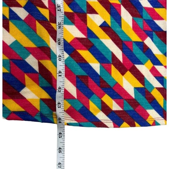 Lularoe Sarah Women's Long Thin Multi-Color Cardigan w/ Pockets - Picture 6 of 7